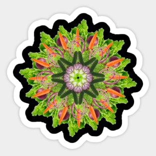 veggies mandala Sticker